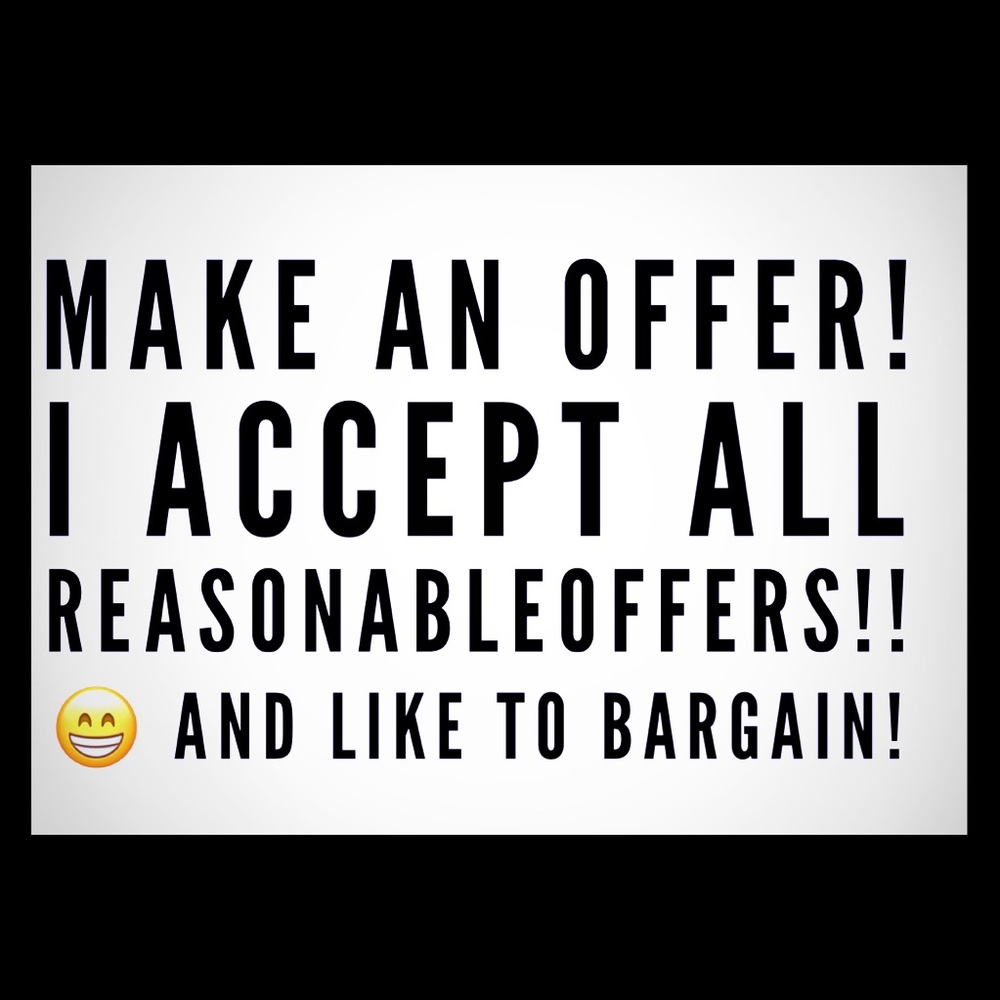 Make an offer on anything in my closet!